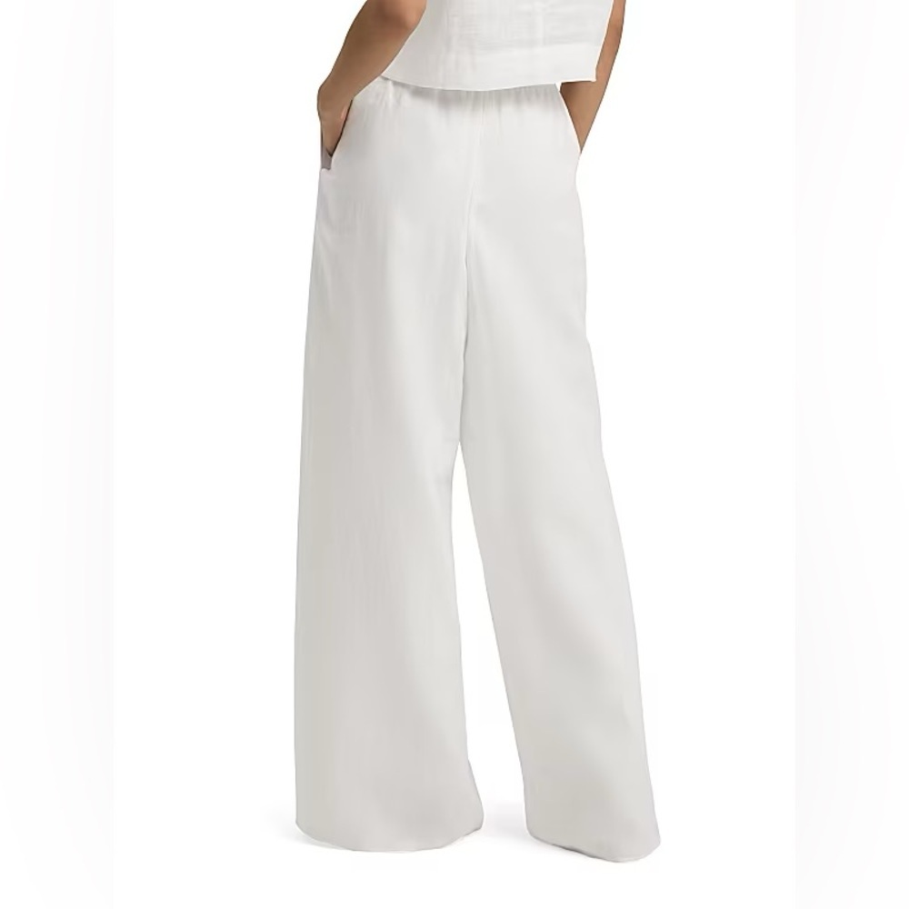 Favorite daughter THE REBOUND LINEN-BLEND PANT IN WHITE medium - Picture 2 of 6